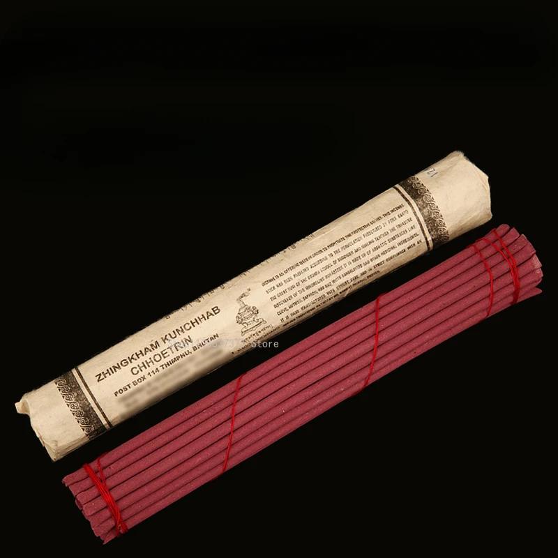 Bhutan Handmade Natural Tibetan Incense Home/Temple Buddhist Hall Purifying Soothing/Zen Meditation/Worship Buddha Joss Stick (as the picture,Tibetan incense)