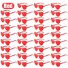 16-160Pcs Wedding Heart Shape Sunglasses Bachelorette Party Favor for Guests Fun Party Sunglasses Rimless Heart Shaped Glasses