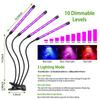 LED Full Spectrum Red Blue Grow Light,10 Dimmable Levels Plant Lamp for Hydroponic Greenhouse Indoor Vegetable Flower Potted Plant Cultivation