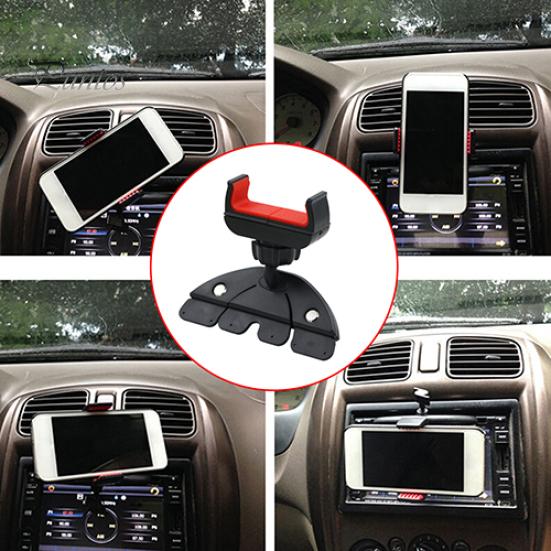 360 Degree Universal CD Slot Car Mount Holder Stand for iPhone Samsung Phone GPS
