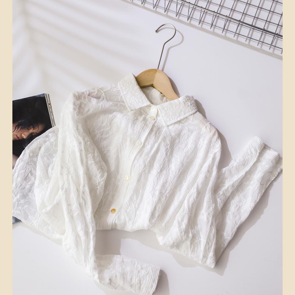 Dimanaf 2024 New Summer Shirt Women Lace Blouse Short Sleeve Basic Fashion Tops Tees Casual Loose White Tees