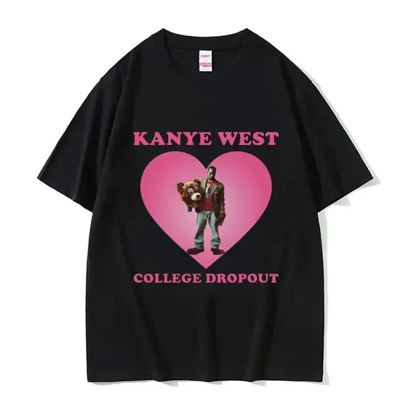 Unisex Funny Kanye West Meme T-Shirt Women Vintage Hip Hop Rap Style Tshirt Unisex Short Sleeve T Shirt Streetwear Women Clothing