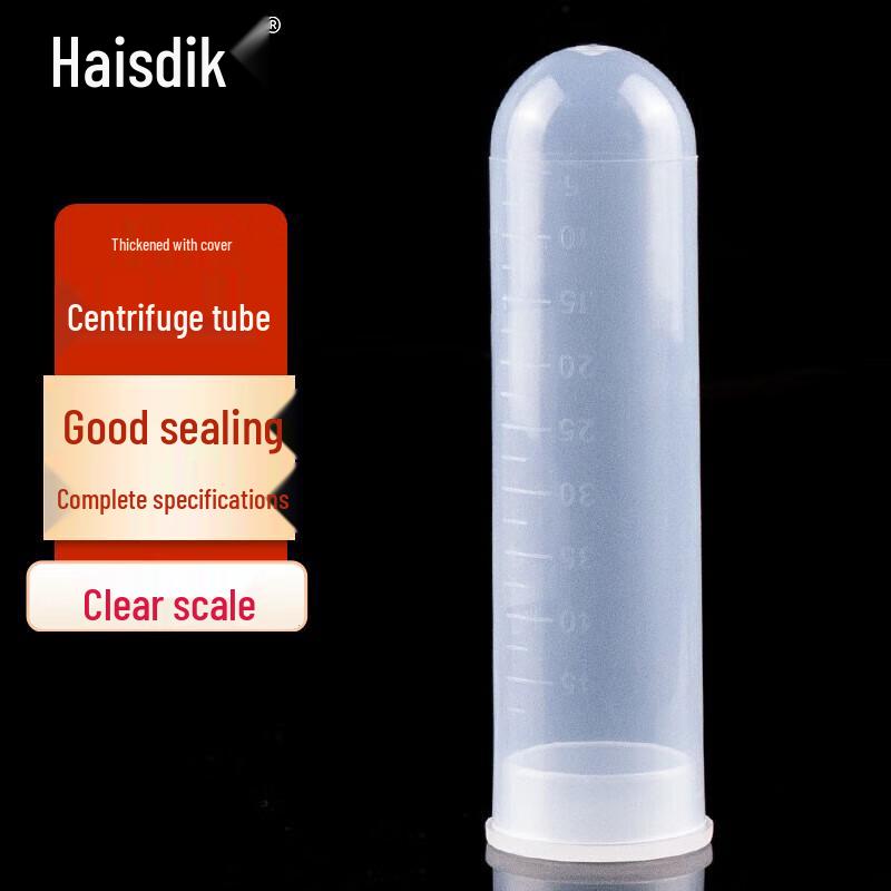 Haisidick Graduated Plastic Centrifuge Tubes