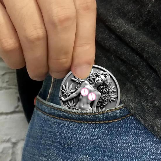 Machinist Women Coin Adult Challenge Coin Couple Intimacy Coin Collectible Sexy Lucky Token Prank Gift for Women Men Date Night