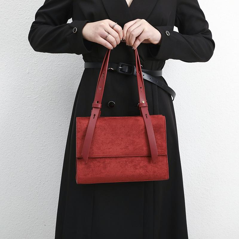 Red Bridal Wedding Bag 2024 Summer New Model High-End Niche Design Large Capacity Single Shoulder Underarm Bag for Women