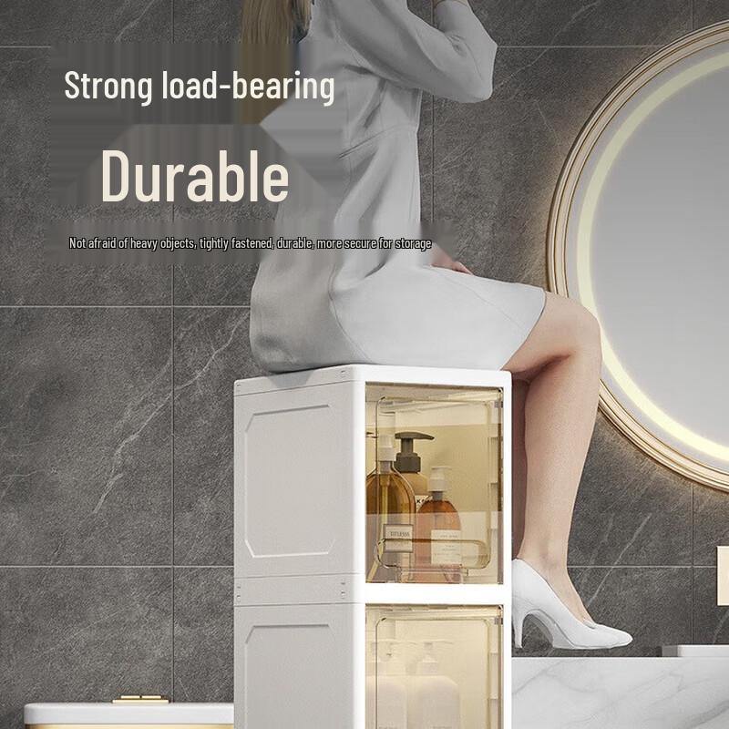 Milin Flip-Lid Bathroom Storage Cabinet