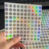5 Sheet(1-500) Laser Number Sticker Label For Nail Polish Color Tips Display Marking Stickers Numbers Guide DIY Manicure Tools