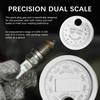 Car Spark Plug Gap Tool,Metric & Inch Spark Plug Gapping Tool for Quick Measurement (0.020-0.100 Inch & 0.6-2.4mm),Universal Sparks Plugs Gapper