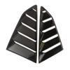 2x Window Louvers Cover Vent Fits for 2016-2018, Black