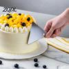 Multipurpose Kitchen Spatula for Dough Stainless Steel Cake Scraper with Multi-faceted Sawtooth, Rectangle/Pentagon/Triangle/Semi-circle Shape
