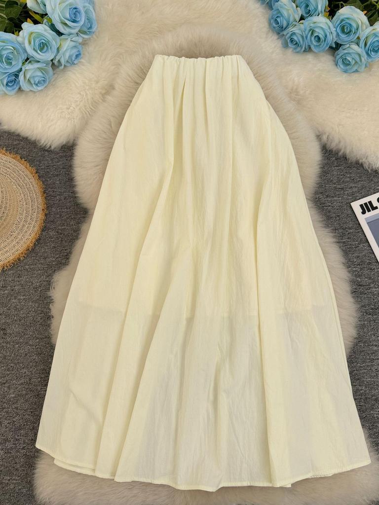 Moderner High-Waist A-Linien-Midirock mit Saumkante - Vielseitiges und Schlankmachendes Design