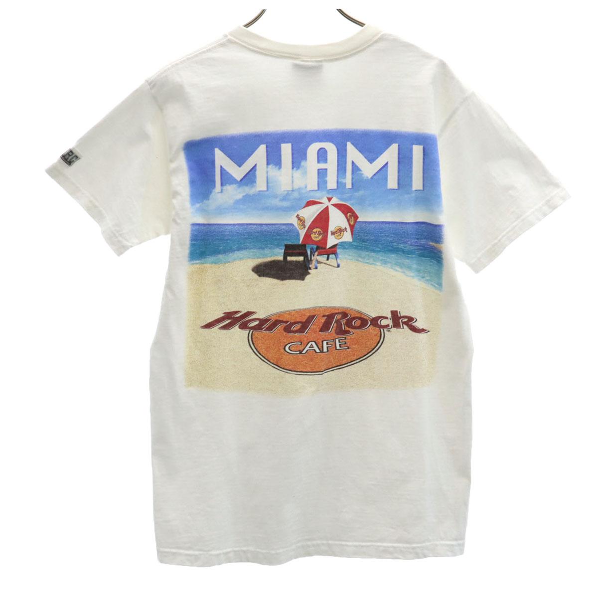 

HARD ROCK CAFE 90s Made in USA Old Short sleeve T-shirt S White Men s Used
