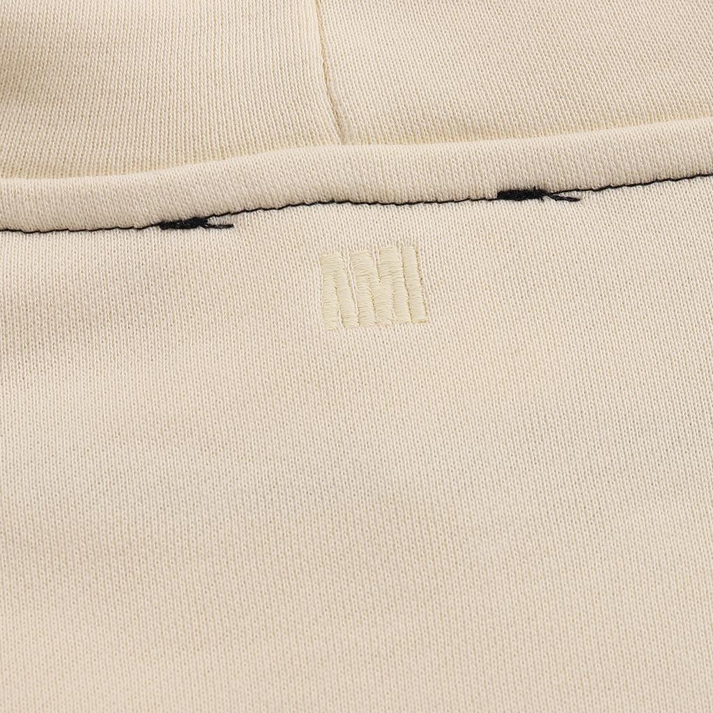 AMI 2025 Autumn and Winter New Letter Embroidery High-quality Cotton Hooded Sweatshirt Sweatshirt Couple Pullover