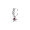 Lady's Pierced Ear Piercing, Zircon Cross Nose Stud, Butterfly Nose Ring Piercing, Nose Jewelry