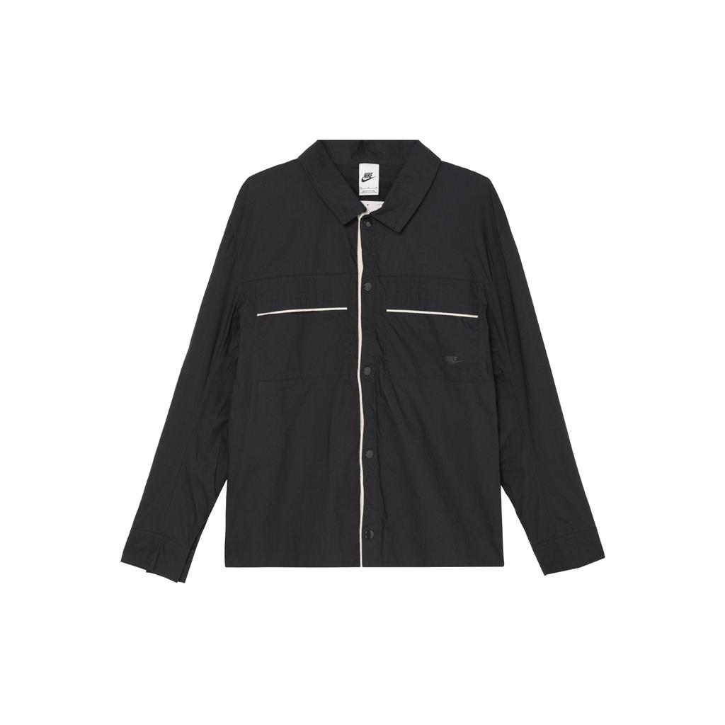 Nike Solid Color Windproof Casual Jacket Men Jackets Black DM6640-045