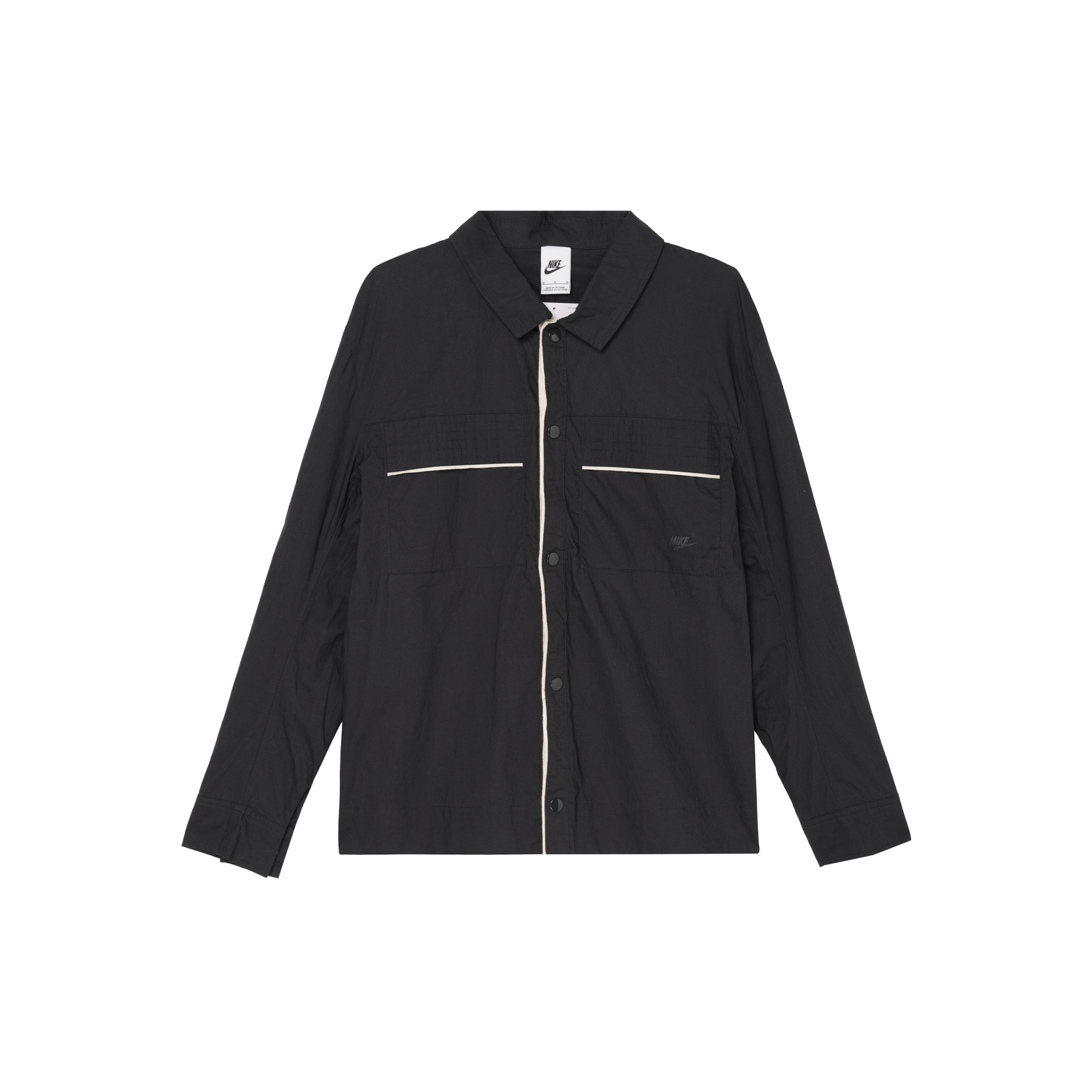 

Мужские однотонные ветрозащитные повседневные куртки Nike, черные DM6640-045 M