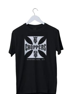 West Coast Choppers Graficzny Nadruk Unisex Męska Koszulka S M L XL 2 3 4 XL