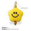 European and American sweet and cool style DIY dopamine ceramic pendant stainless steel plated 18K gold creative jewelry collection