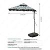 Double Top Cantilever Camouflage Umbrella