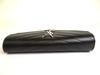 Authentic Saint Laurent YSL Silver YSL Motif Black Leather Long Flap Wallet #a875  Refurbished