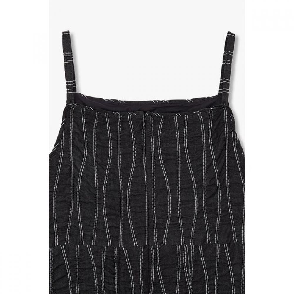 STUDIO TOMBOY Women Wave Stitch Sleeveless Dress  9106241227ct 