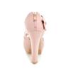 New Women's Roman Shoes Female Sweet Bowknot Ladies Wedding Dress  High Heels Summer Hollow Out Fish Mouth Platform Party Pumps