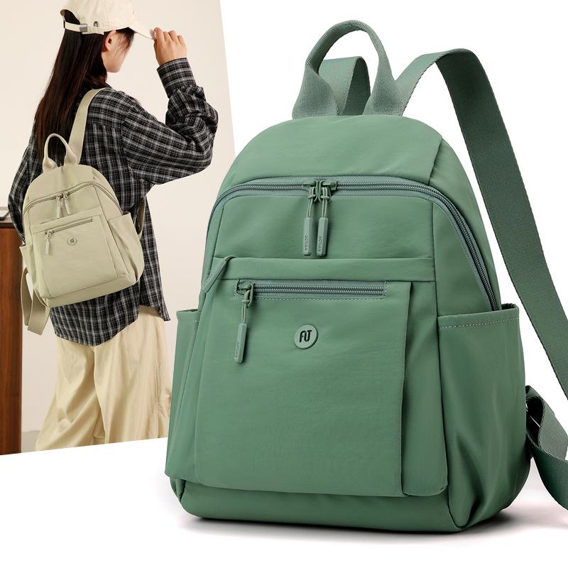 Schoolbag Trendy Oxford Cloth Backpack 1011 New Student Large Capacity Lightweight Cloth Women's Bag Wear-resistant Waterproof Travel Backpack