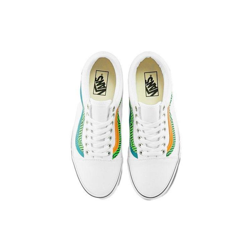 Vans Old Skool Low-Top Unisex Skate Shoes True White VN0A3WKT4S4