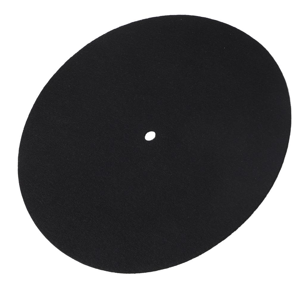 Plattenspieler Slipmat Wollmatte Vibrationsreduzierung Rutschfestigkeit Klangverbesserung Schallplatten-Plattentellerauflage Plattenspieler Wollpad