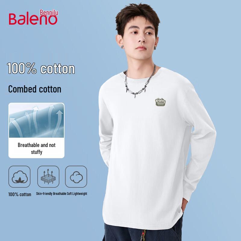 Baleno Men's Crewneck Cotton Sweatshirt