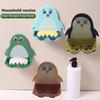 Cute Penguins Waterproof Travel Soap Box Case Bathroom Holder Dish Portable for Shower Home Hiking Accessories
