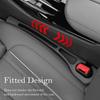 Car Seat Gap Filler 2-Pack, Universal Car Seat Gap Filler Organizer, Seat Gap Plug – Fills Gap Between Seat & Console (Black)