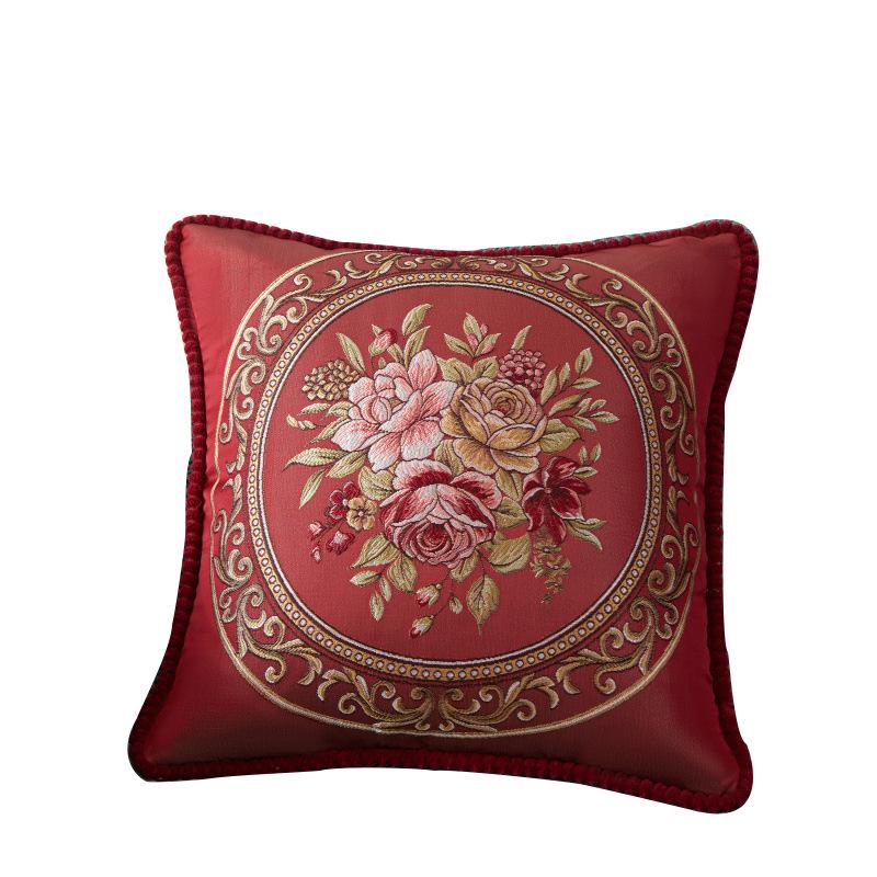 Crafted Jacquard High-precision Sofa Pillows, High-end Light Luxury Bed Cushions