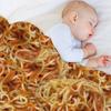 Spaghetti Spaghet Pasta Red Sauce Gravy Italian Italia Nona Throw Blanket Sofa wednesday Sofas christmas gifts Blankets