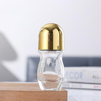 Essential Oil Roller Bottle Empty Refillable Clear Glass Roller Bottle Perfume With Roller Travel Cosmetic Container Cosmetic
