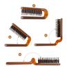 Foldable Hair Comb Portable Boar Bristle Hair Brush Head Massage Brushes Scalp Massager Travel Combs For Straight Curly Hair