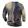 Men's T Shirt Graphic Abstract Neck Clothing Apparel Outdoor Long Sleeve Print Fashion Designer Vintage