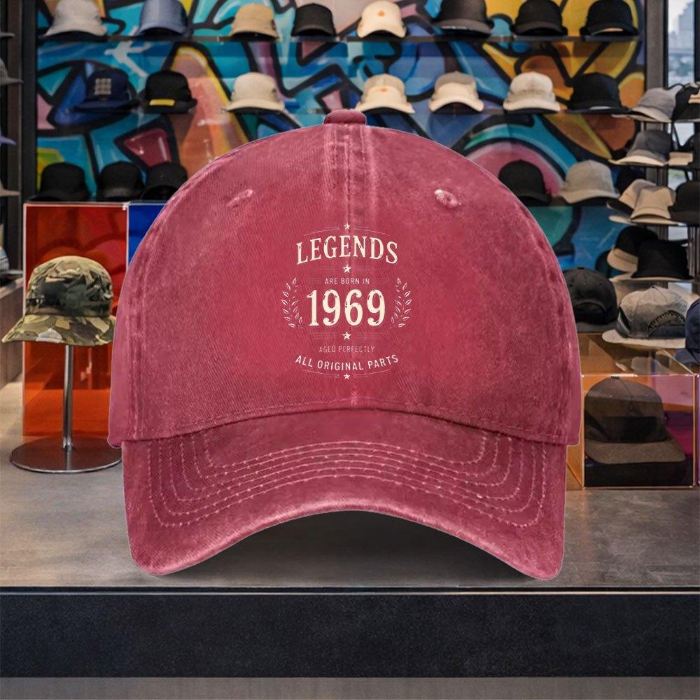 Legendary Retro Digital Pattern Baseball Cap Unisex Vintage Peaked Hat for Outdoor Travel Camping