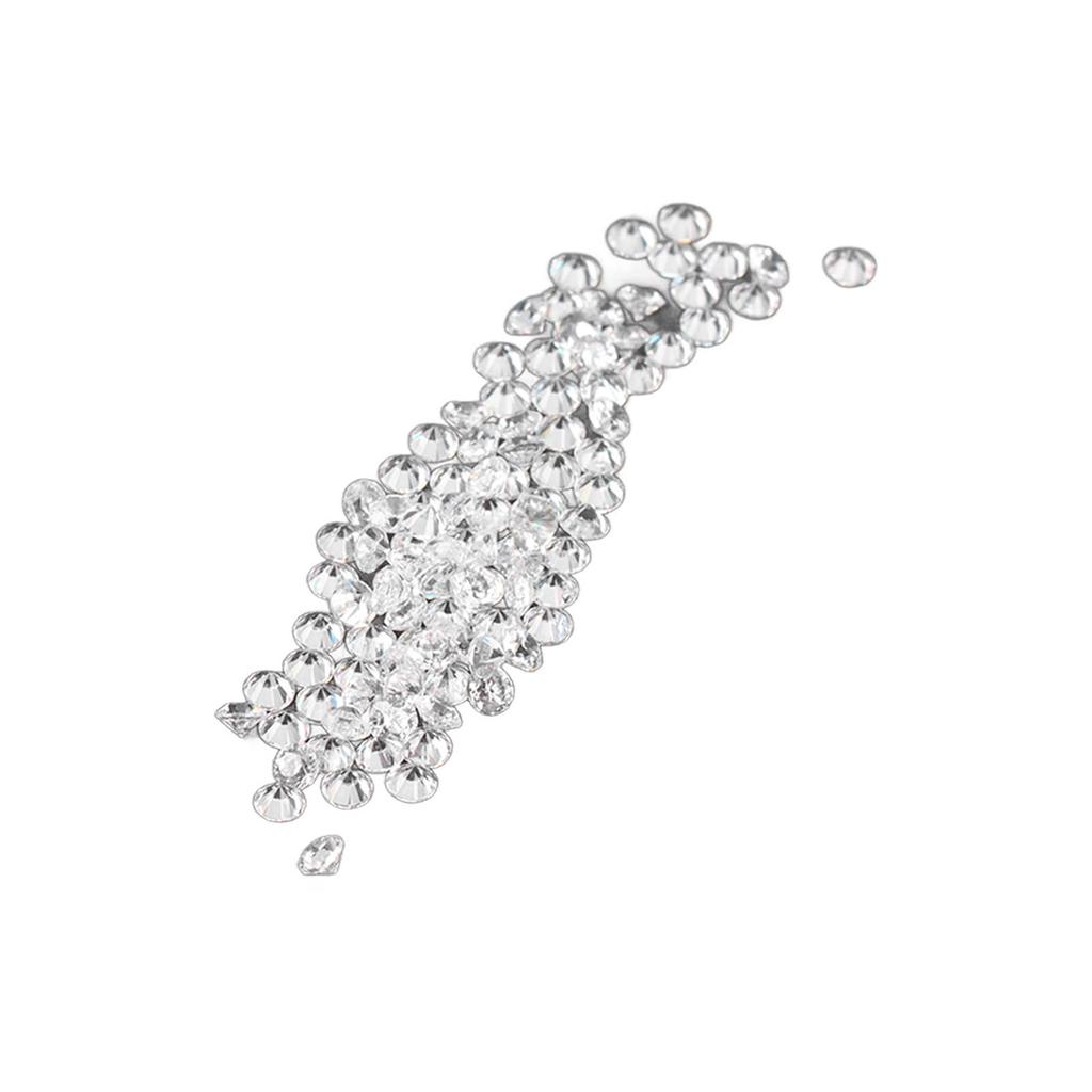 100pcs Transparent Rhinestones Mini Sharpened Bottom Exquisite Crystal Gems for DIY Craft Jewelry Cl