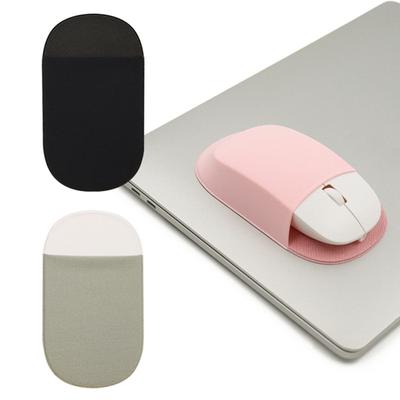 Suporte fino para mouse, bolsa protetora para mouse de laptop, design autoadesivo antiderrapante, universal