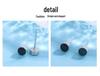 Sterling Silver S925 Drip Oil Stud Earrings for Men & Women, Trendy Cartilage Design.