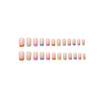 24 PCS European and American Rainbow Style Nail Art French Style Nail Art Dual Tone Nail Patches Fake Nail Plates