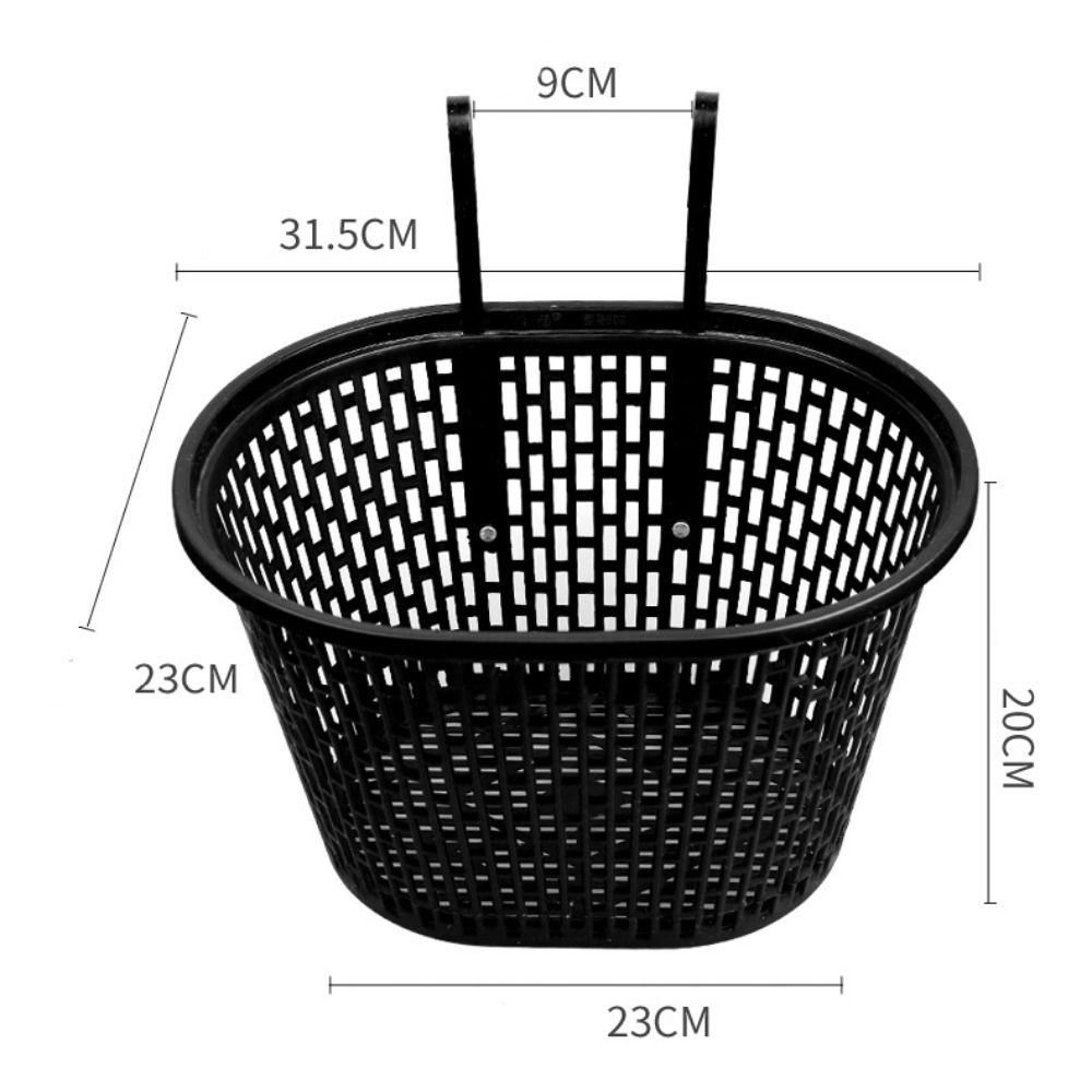 Coș Gol pentru Bicicletă Copii, Plastic, Coș Față pentru Elevi, Accesorii Ciclism Spate