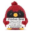 New Funny Emotional Support Positive Crochet Cake Doll Christmas Home Decoration Handmade Knitted Cake Desk Ornament