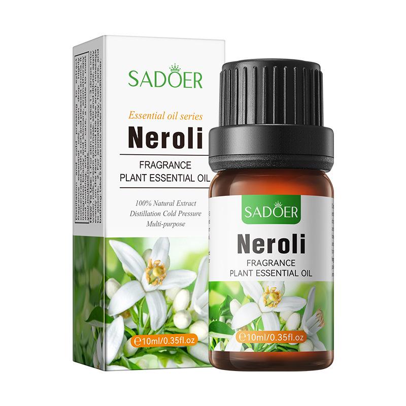 SADOER Aromatherapy Essential Oil Sakura Mint Vanilla Fragrance Massage Soothing Skin Care One Bottle Multi-Use Essential Oil