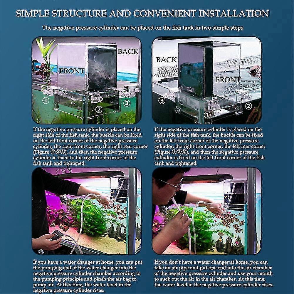 Above Water Fish Tank, Fish Elevator Inverted Aquarium, Transparent Fish 25-26