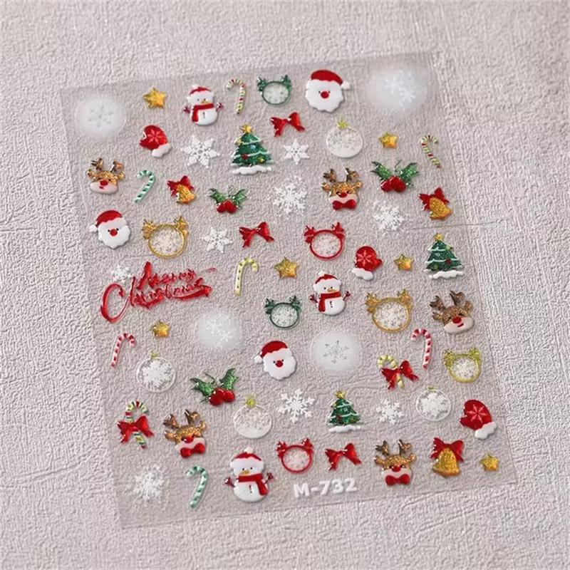 1PCS French Jelly Nail Stickers Dreamy Bubble Meteor Butterfly Star Moon Self Adhesive Stickers For Nail DIY Nail Art Decoration