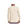 Under Armour T-shirt da allenamento a tinta unita traspirante con scollo rotondo e maniche lunghe da uomo Top Beige 1376050-110