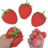 8cm Super Jumbo Strawberry Squishy - Slow Rising Non-Toxic Anxiety Relief Squeeze Toy