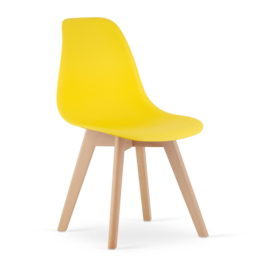 Kito Chair Yellow / Natural Legs X 3
